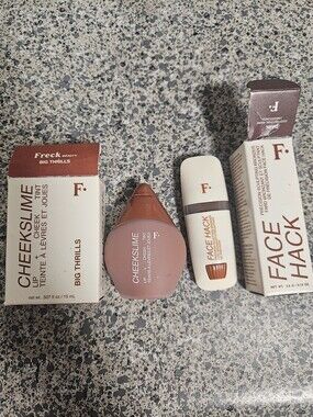 NWT Freck Beauty Cheek Slim Lip/Cheek Tint And Face Hack Bronzer